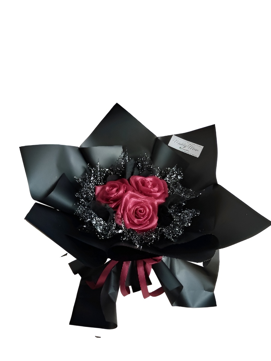 Buket Pita Satin tanpa glitter (Small)